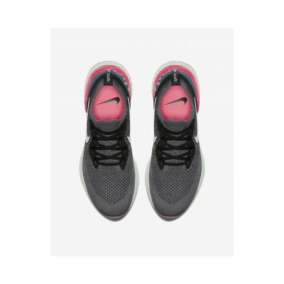 NEW W/BOX Wmns Epic React Flyknit 'Gunsmoke' - Nike - AQ0070 010 SNEAKERS SZ 6 - Picture 4 of 6